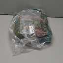 Green Spring Boho Throw Blanket for Bed,100% Cotton Reversible Rustic Quilt 60"x80",Soft Cozy Farmhouse Muslin Decorative Fall Throw Blankets for All Season, for Sofa, Couch Chair, Travel (A-teal Bird)