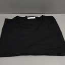 Hanes Women's Long Sleeve Cotton V-Neck T-Shirt, Lightweight V-Neck Tee, Modern Fit (Medium, Ebony)