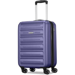American Tourister Westridge Hardside Luggage Set with Spinner Wheels, Dusk Purple, Carry-On