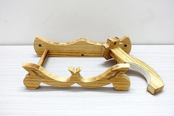 Guitar Wall Holder,Guitar Holder Wall Mount,Guitar Stand Horizontal,Guitar Hanger Tilt Your Guitar,Ukulele, Bass, Electric Guitar at a Slanted Angle with Beauty.