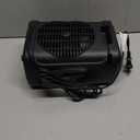 Space Heater, 1500W Electric Heaters Indoor Portable with Thermostat, PTC Fast Heating Ceramic Room Small Heater with Heating and Fan Modes for Bedroom, Office and Indoor Use (Black)