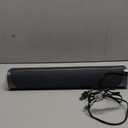 SOULION R30 Computer Speakers, USB Powered PC Speaker, Colorful LED Lights with Switch Button, 3.5mm Aux Surround Soundbar for Desktop Laptop Gray