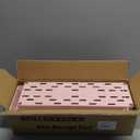 SPACEKEEPER Slim Rolling Storage Cart 4 Tier Bathroom Organizer Utility Cart Mobile Shelving Unit Tower Rack for Kitchen, Laundry Room, Bathroom, Narrow Places, Pink