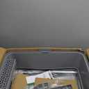 2PACK Stainless Steel Litter Box, Metal Litter Boxs with Lid High Sides, XL Extra Large Litter Box for Big Cats, Never Absorbs Odors, Leak-Proof, Stain-Free, Rust-Free, Easy to Clean, Scoop Included
