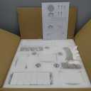 Modern Crystal Chandelier 15.7 Inch,5-Lights Chrome Crystal Flush Mount LED K9 Chandeliers Light Fixture for Bedroom Dining Living Room Hallway E12