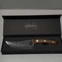 Chef Knife - Perfect Kitchen Knive. Japanese Knife for Cooking, Chopping. Japanese Style Knive for Home, Camping, BBQ. For Balance & Control, 5.8 Inch