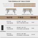 Oil-Resistant Tablecloth - Waterproof Washable Floral Design, 102x60 Inch Rectangular Table Cover for Kitchen Dining, Outdoor Picnic, Party, Home Decor