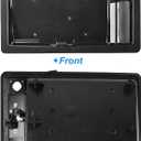 Exterior Door Handle for 1992-2007 Ford E150 E250 E350 E450 Econoline & More | Rear Right Cargo Handle with License Plate Tag Bracket Holder Housing, Replaces# 6C2Z-15434A20-AA