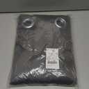 NICETOWN Gray Blackout Curtains for Bedroom 84 inches Long - Thermal Drapes Grommet Room Darkening Light Blocking Curtains Window Treatments for Living Room (2 Panels, W52 x L84, Grey)