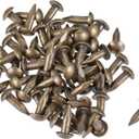 uxcell Small Tiny Hardware Brass Nails 3mmx10mm(DXL) for DIY Wooden Boxes Accessories Bronze Tone 60pcs