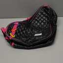 HEXIFUL Skate Bag for Ice, Inline, Roller & Quad Skates - Kids & Adults (Black/Pink 023)