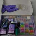 UV Resin Molds Jewelry Making Kit with UV Lamp and Casting Tools -300g Super Clear, Hard, Low Odor, Premixed and Fast Curing for Keychains, Earrings, DIY Craft Decorations