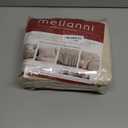 Mellanni Queen Sheet Set - 6-Piece Iconic Collection Bedding, (Including 4 Pillowcases), 16-Inch Deep Pocket, Easy Care, Extra Soft, Cooling Sheets, Brushed Microfiber - Beige
