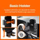 FICS Car Phone Holder for KIA NIRO (SG2) 2023, 2024, 2025, 2026 Custom-Fit Mount for Seamless Display Integration, Interior Accessories for Navigation Use, Stable Driving View
