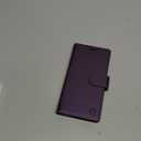 Wallet Case for iPhone 17 with Credit Card Holder,PU Leather Folio Flip Kickstand Protective Shockproof Cover for Apple 17 Phone Case (Purple, for iPhone 17-6.3'')