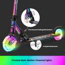 Aero Scooter for Kids 5-8 | Dynamic Lights, Hand Brake & Shock Absorption | Boys Girls 2 Wheels Kick Scooter | Foldable & Height Adjustable