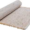 Savi Home Jute Cotton Handwoven Runner Rug 2'x6' - Natural Fiber Rustic Farmhouse Runner Rug - Vintage Boho Decor for Bedroom, Dining Room, Hallway & Office (2' x 6' (Rectangular))