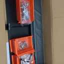 TORACK Garage Metal Pegboard with Accessories, Tools Organizer Peg Board with Pegboard Hooks, Bins, Tool Storage Pegboards for Wall(Black)