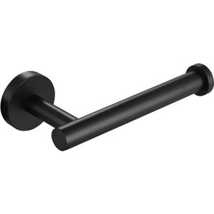 KES Black Toilet Paper Holder, Bathroom Tissue Holder Paper Roll SUS 304 Stainless Steel Wall Mount Matte Black, A2175S12-BK