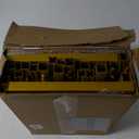 Wokceer 8x8FT Backdrop Stand Heavy Duty Pipe and Drape Kit with Base, Square Adjustable Backdrop Stand for Wedding Birthday Party Photo Booth Background Photography Exhibition Decoration (Gold)