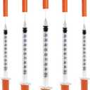 U-100 1cc 31g 5/16" (8mm) Syringes, Individually Wrapped Pack of 20