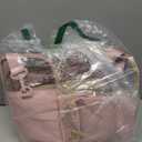 Large Marker Organizer Case for 180 Markers, Marker Storage Bag with Dividers and 4 Pockets for Paint Markers, Paint Brushes, Colored Pencils or Other Art Supplies, Pink (Patented Design)