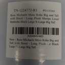 Ross Michaels Mens Robe Big & Tall Sherpa Lined Hooded Robe - Long Plush Fleece Bathrobe (Black Sherpa, Large) 