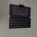 Doohoeek Universal Bluetooth Keyboard for Samsung Galaxy Z Fold, iPad mini 7 2024 & Phones, Dual Bluetooth Mini Keyboard with Any-Angle Kickstand & Leather Cover for Android, Windows and iOS