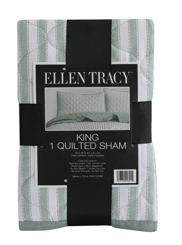 Standard 1 Quilted Sham 20x36 100%Polyester