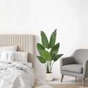 Bird of Paradise Artificial Plant, 4ft Tall Faux Plant Indoor with 8 Trunks, Perfect Indoor Artificial Tree for Home Decor in Living Room, Office, and Bedroom