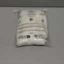 Queen Pillow Shams 2 Pack, Queen Size Pillowcases, Soft Microfiber Geometric Tufted Pillow Covers with Envelope Closure, Ivory, 20x30 Inches