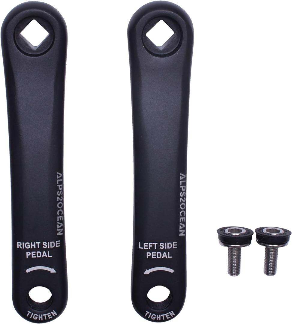 Bike Crank Arms,89MM/102MM/114MM/127MM/140MM/152MM/160MM/165MM/170MM/175MM Available in Diamond Hole Bike Crank Arm for Ebike