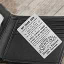 2 x Son Christmas Card Gifts - Son Birthday Card - Sons Christmas Birthday Graduation Wallet Cards Gifts