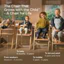 Stokke Tripp Trapp High Chair 2 + Baby Set + Harness, Oak Warm Brown
