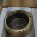 Drink Table Pedestal, Round Side Table, Drink Tables for Small Spaces, Pedestal End Table, Small Pedestal Table (Gold)