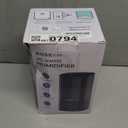 Humidifiers for Bedroom, 2.0L Cool Mist Humidifier for Home Plant and Baby Nursery, Quiet Ultrasonic Humidifier with 360 Nozzle, Auto Shut-Off, Filterless, Black