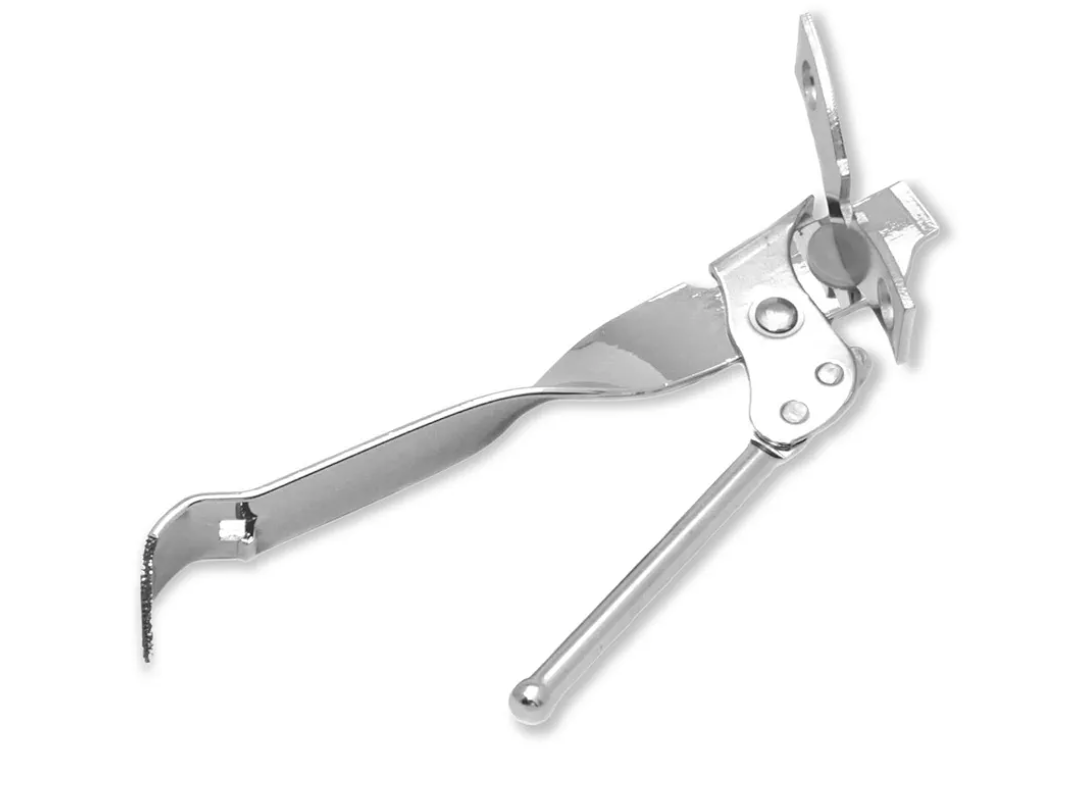 Classic Can Opener with Tapper, 6.5 inches in length