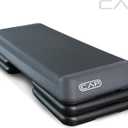 CAP Barbell Adjustable Aerobic Step Platform Exercise Step, Gray, 43.31” L x 15.75” W x 7.87” H