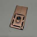 SunStory Phone Case for Samsung Galaxy S23 Ultra Case with HD Screen Protector & Slide Camera Cover & Rotated Ring Kickstand, [Military-Grade] [2 in 1] Phone Case for Galaxy S23 Ultra 6.8",Rosegold