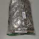 Collive Kitchen Runner Rug, 2x4.3 Hand-Woven Reversible Washable Bathroom Runner Rug for Entryway, Natural/Black Cotton Woven Boho Farmhouse Front Door Rug for Bedroom Entry Kitchen Floor Door Decor