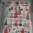 Christmas Fitted Crib Sheet - Holiday Winter Cartoon Christmas Tree Pattern, Standard Mattress Sheet for Toddler Bed, 28" x 52", Multicolor