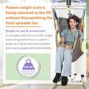 Patient Wight Scale for Lifting,Universal Lift Scale for Elderly,Bedridden,Suitable for Home or Hospital Care,SWL 330LBS