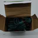 PREXTEX Christmas String Lights with Green Wire - 100 Count, 20 Ft Multicolored Christmas Tree Lights for Xmas Decorations Indoor and Outdoor - Incandescent String Light for Patios, Fences, Holidays