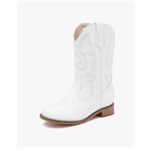 Girls Cowgirl Boots Unisex-Child Mid Calf Glitter Toddler Cowboy Boot Little Big Kids Western Riding Shoes
Size -5