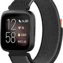Vanjua Band for Fitbit Versa 2 Bands Women Men, Soft Nylon Adjustable Replacement Wristbands Sport Strap Compatible with Fitbit Versa 2 / Fitbit Versa/Versa Lite/Versa SE Smartwatch