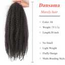 Dansama Marley Hair 20 Inch Twist for Faux Locs & Twists Braiding - Synthetic Hair Extensions (Pack of 3, #4)