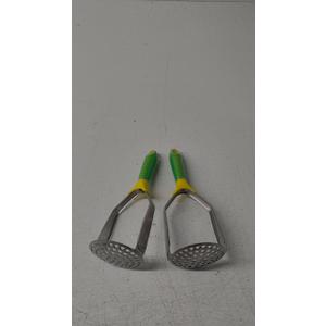 Crystal Stainless Steel Potato Masher Set 2 Pack