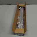 Silver Curtain Rods for Windows 28 to 60 inch, 5/8 inch Adjustable Wrap Around Blackout Curtain Rods for Bedroom & Outdoor