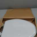 Mayfair NextStep2 Toilet Seat with Built-In Potty Training Seat, Slow-Close, Removable that will Never Loosen, Elongated, White (Elongated (1-Pack))