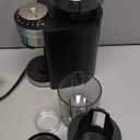 Conical Burr Coffee Grinder,3-Ear Portafilter Holder (Household, Black)